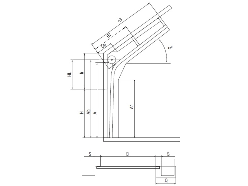 Наклонный высокий подъем.